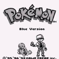 Pokemon Blue Version (USA) (SGB Enhanced) Gameboy game