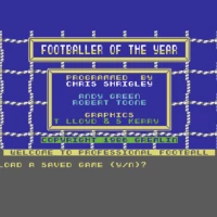 FootballerOTYear Commodore 64 game