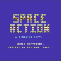 SpaceAction Commodore 64 game