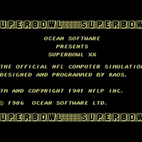 SuperBowl Commodore 64 game