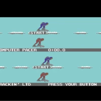 Speed Skating Commodore 64 game