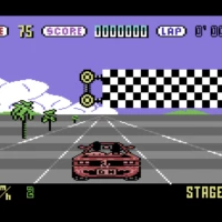 Out Run (Route B) (J1) Commodore 64 game