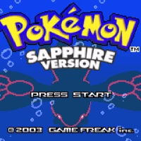Pokemon - Sapphire Version (USA, Europe) (Rev 2) Gameboy Advance game