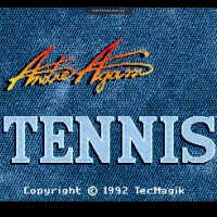 Andre Agassi Tennis (USA) (Beta) (August, 1992) Sega Mega Drive game