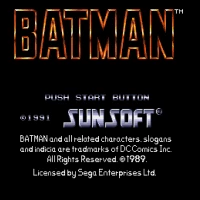 Batman - The Video Game (USA) Sega Mega Drive game