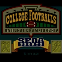 College Football's National Championship (USA) Sega Mega Drive game