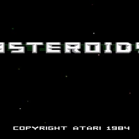 Asteroids - VE (Vector Edition) by Bob DeCrescenzo (V20050723) (PD) Atari 7800 game