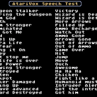 AtariVox Speech Test (20151021) Atari 7800 game