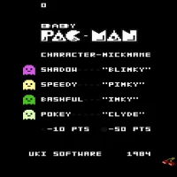 Baby Pac-Man by Justin De Lucia (V0.02) (Ms. Pac-Man Hack) [t1] (Fast,Invincible) Atari 7800 game