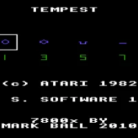 Beebx (Tempest) by Mark Ball (V1.02) Atari 7800 game