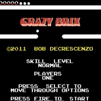 Crazy Bricks by Bob DeCrescenzo (V20111029RC1) Atari 7800 game