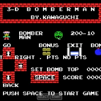 3-D Bomberman MSX game