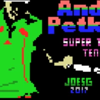 Andrea Petkovic Tennis MSX game