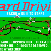 Hard Drivin' (1993) Atari Lynx game