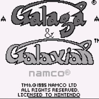 Arcade Classic No. 3 - Galaga & Galaxian (USA) (SGB Enhanced) Gameboy game